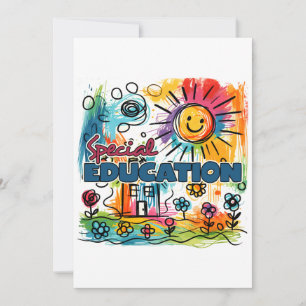 Teacher Gift Special Education Invitation