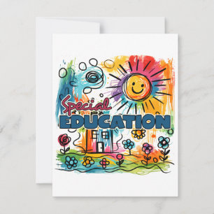 Teacher Gift Special Education Note Card