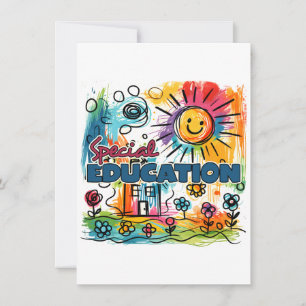 Teacher Gift Special Education Note Card
