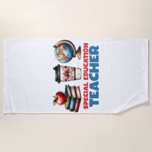 Teacher Gift Special Education Teacher Beach Towel