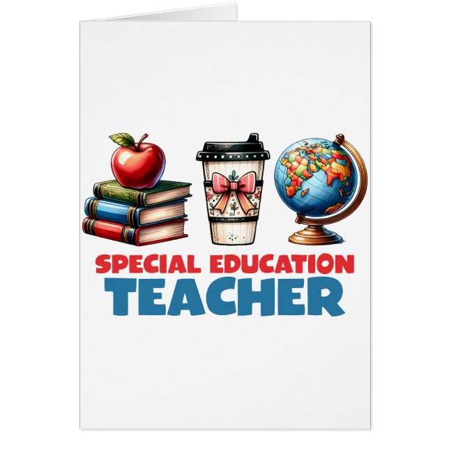 Teacher Gift | Special Education Teacher Cards (Front)
