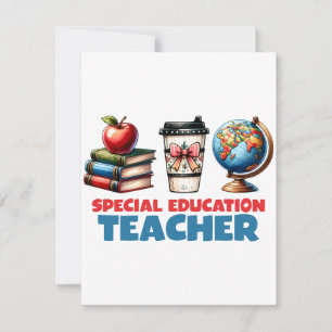 Teacher Gift Special Education Teacher Note Card