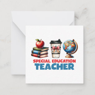 Teacher Gift Special Education Teacher Note Card