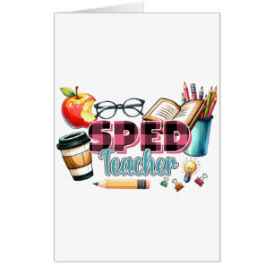 Teacher Gift Sped Teacher Card