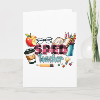 Teacher Gift | Sped Teacher Card