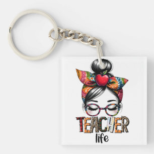Teacher Gift Teacher Life Keychain