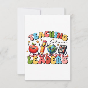 Teacher Gift   Teaching Future Leaders RSVP Card