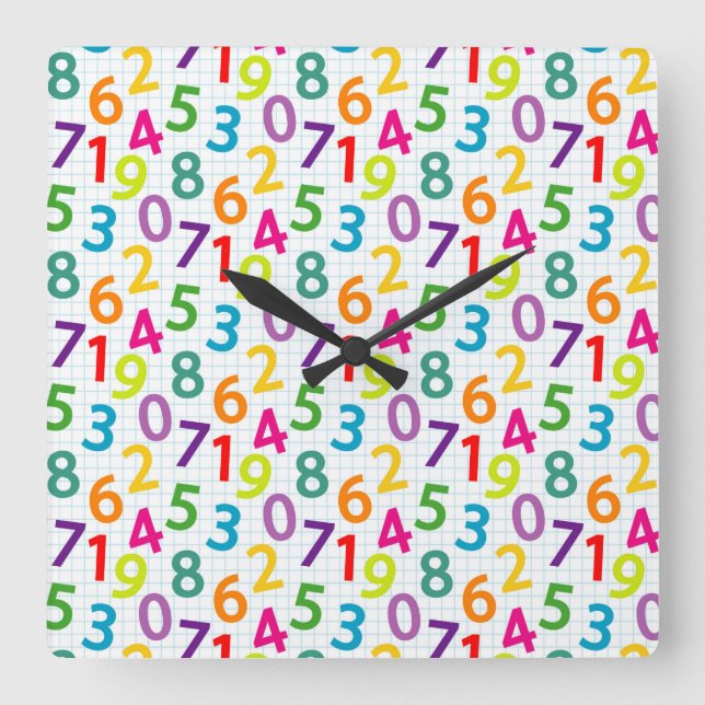 Teacher Gift | Teaching Is A Calling Too Square Wall Clock (Front)