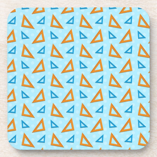 Teacher Gift | Teaching Is The Greatest Act Beverage Coaster (Front)