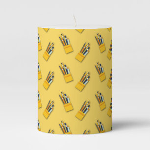 Teacher Gift The Superior Teacher Demonstrates Pillar Candle