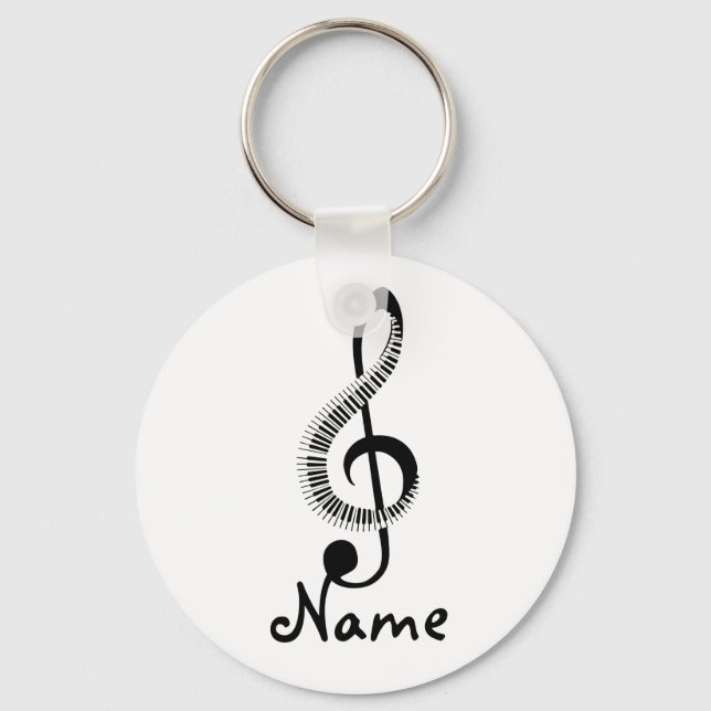 Teacher Gift Under $5 Personalized thank you Keychain (Front)