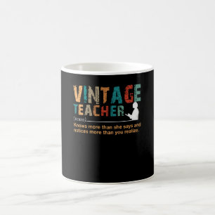Teacher Gift Vintage Teacher Coffee Mug