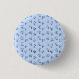 Teacher Gift What The Teacher Is Button