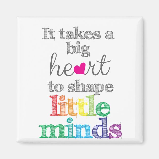 Teacher Gifts: First day of school, teacher Magnet (Front)