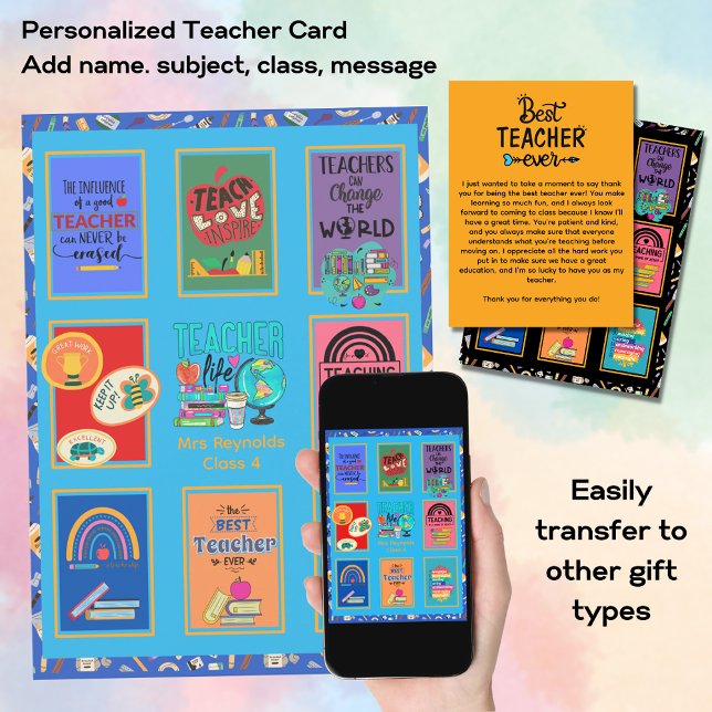 Teacher Gifts Quotes Funny Appreciation Retirement Invitation (Creator Uploaded)