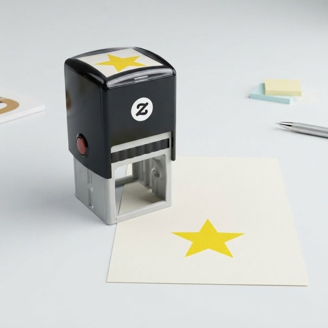 Teacher Gold Star  Self-inking Stamp (Creator Uploaded)