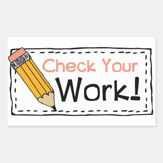 Teacher Grading Papers Student Art Teacher Art Gra Rectangular Sticker (Front)