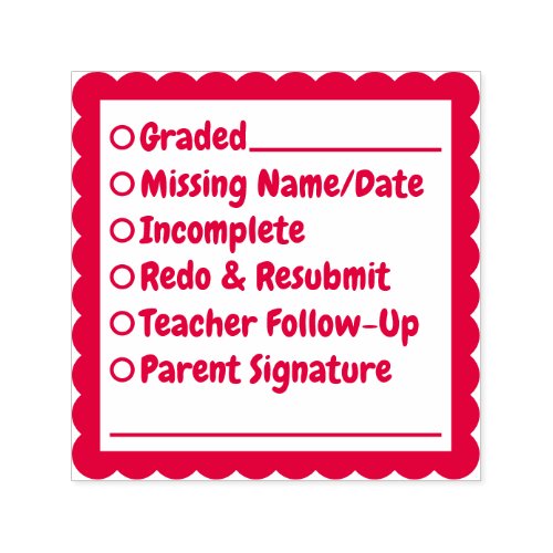 Teacher Grading  Self-inking Stamp