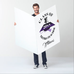 Teacher graduation appreciation from all of us card