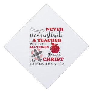 Teacher Graduation Cap Topper