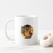 Teacher Graduation Funny Owl