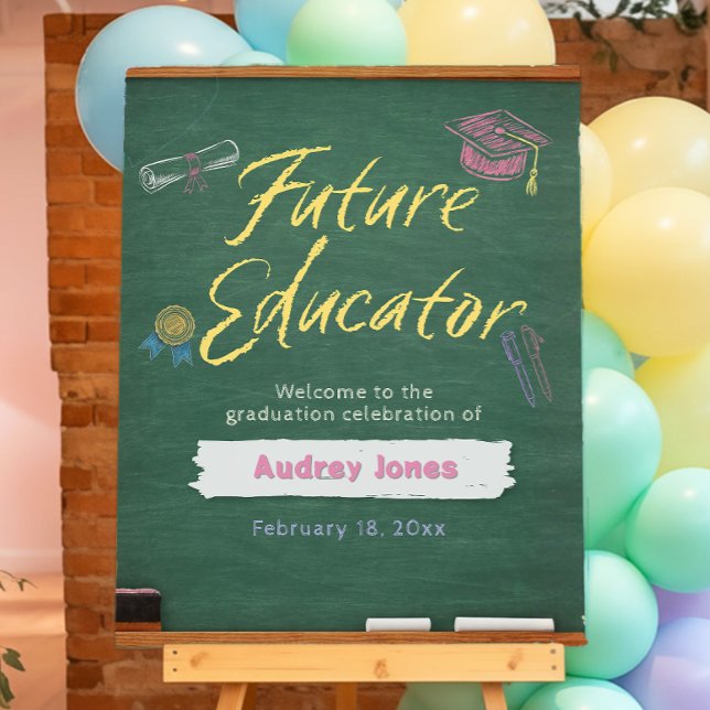 Teacher Graduation Welcome Sign (Creator Uploaded)