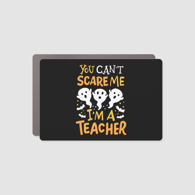 Teacher Halloween  Car Magnet (Front)