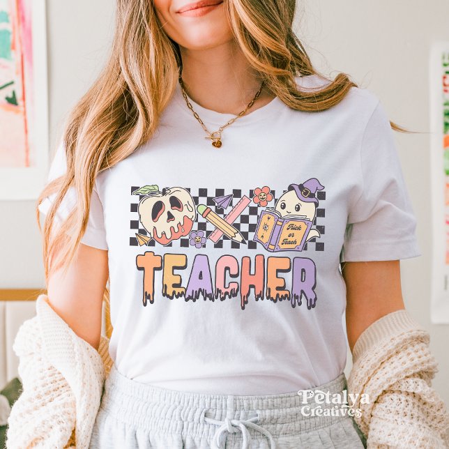 Teacher Halloween Shirt (Teacher Halloween Shirt, Graders Teacher Halloween Top, Halloween Costume, Gift for Teachers)