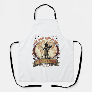 Teacher Halloween Shirt for First Spooky Season Te Apron
