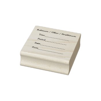 Teacher Hallway Pass Rubber Stamp by Hoganfamily at Zazzle
