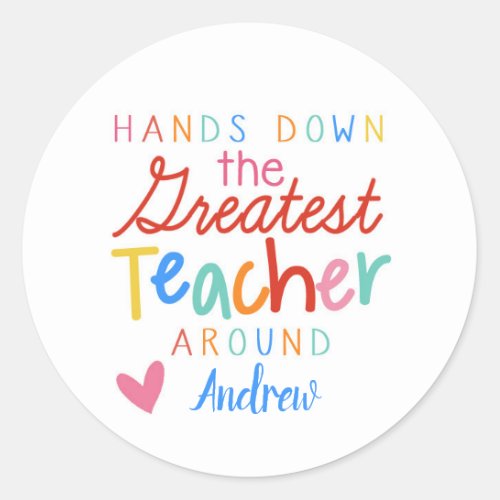 Teacher Hand Sanitizer or Soap Sticker