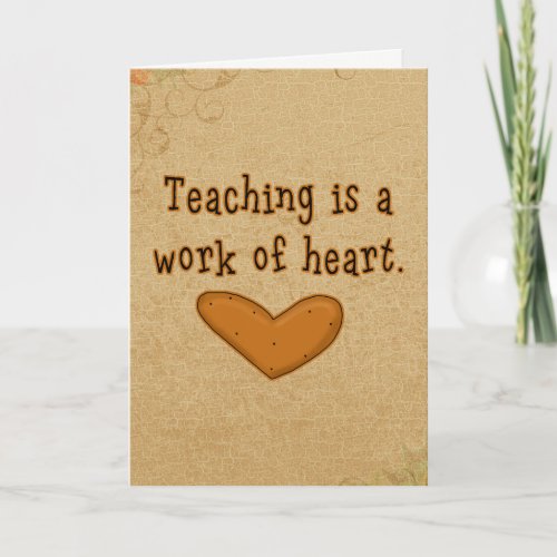 Teacher Heart Thank You