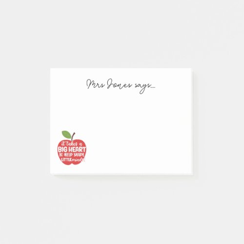 Teacher heart word art apple feedback post_it notes