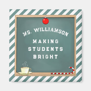 Teacher Holiday Gift Magnet