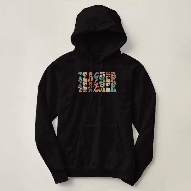 TEACHER  HOODIE (Design Front)