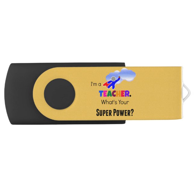 Teacher Humor USB Flash Drive (Front)
