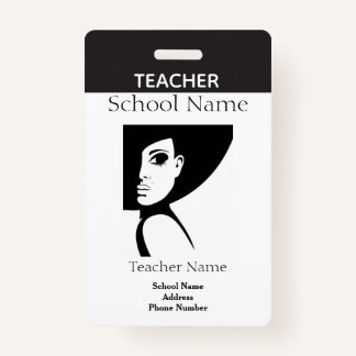Teacher ID Badge