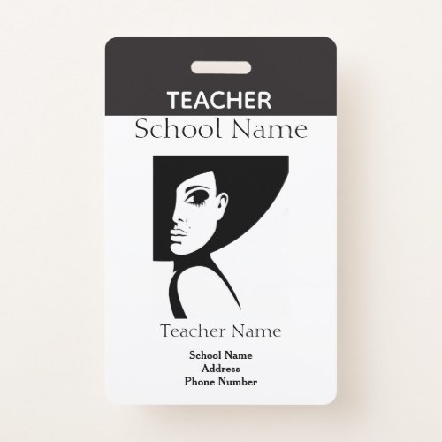 Teacher ID Badge