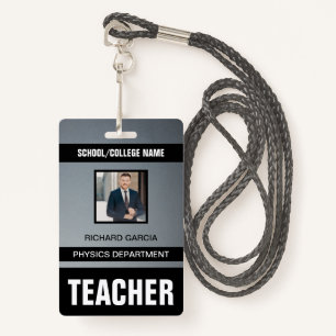 Teacher ID Card Badge