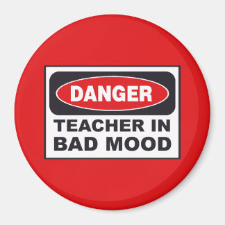 Teacher In Bad Mood Magnet