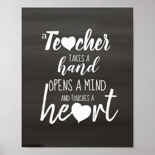 Teacher Inspirational Motivational Quotes Poster
