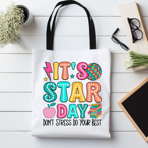 Teacher Inspirational Quote School Theme Fun  Tote Bag