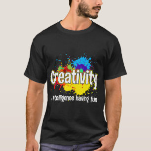 Teacher Job Cute Creativity Art For Men Women Crea T-Shirt