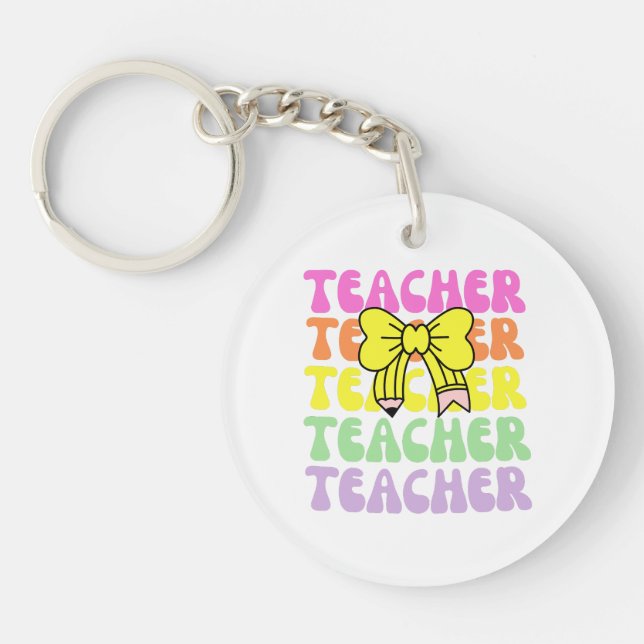 Teacher Keychain (Front)