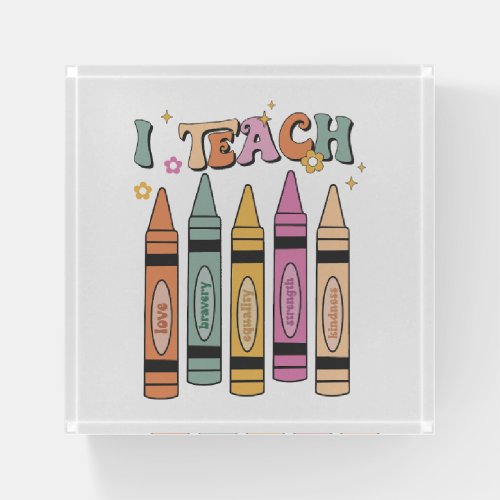 Teacher Kindness Gift Paperweight for Classroom