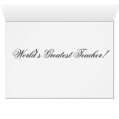 Teacher Knows Best Cards (Inside Horizontal (Bottom))