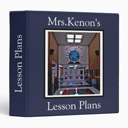 Teacher Lesson Plan Book 3 Ring Binder