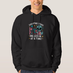 Teacher Life Alien Extraterrestrial UFO Space Sci- Hoodie
