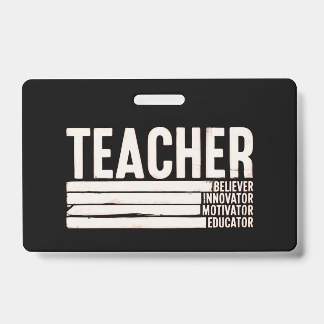 Teacher Life Back to School  Badge (Front)