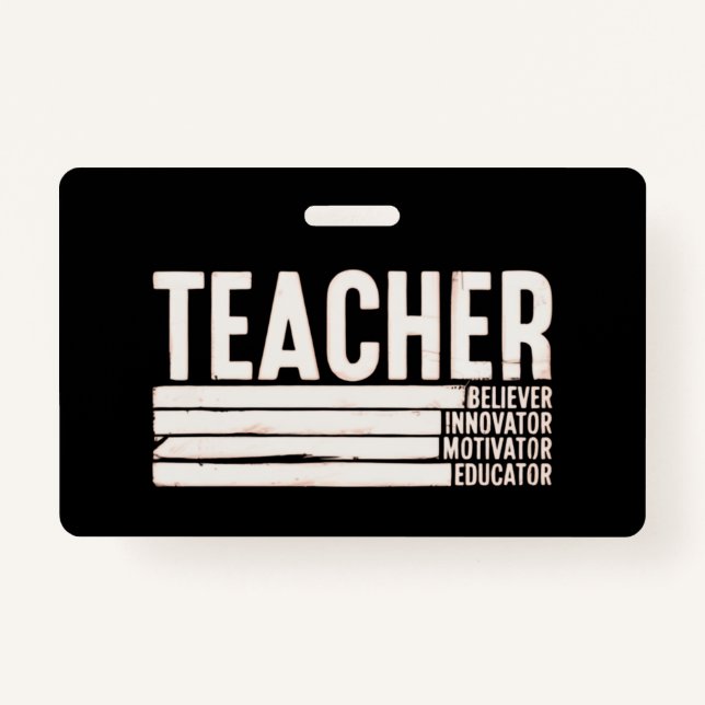 Teacher Life Back to School  Badge (Front)